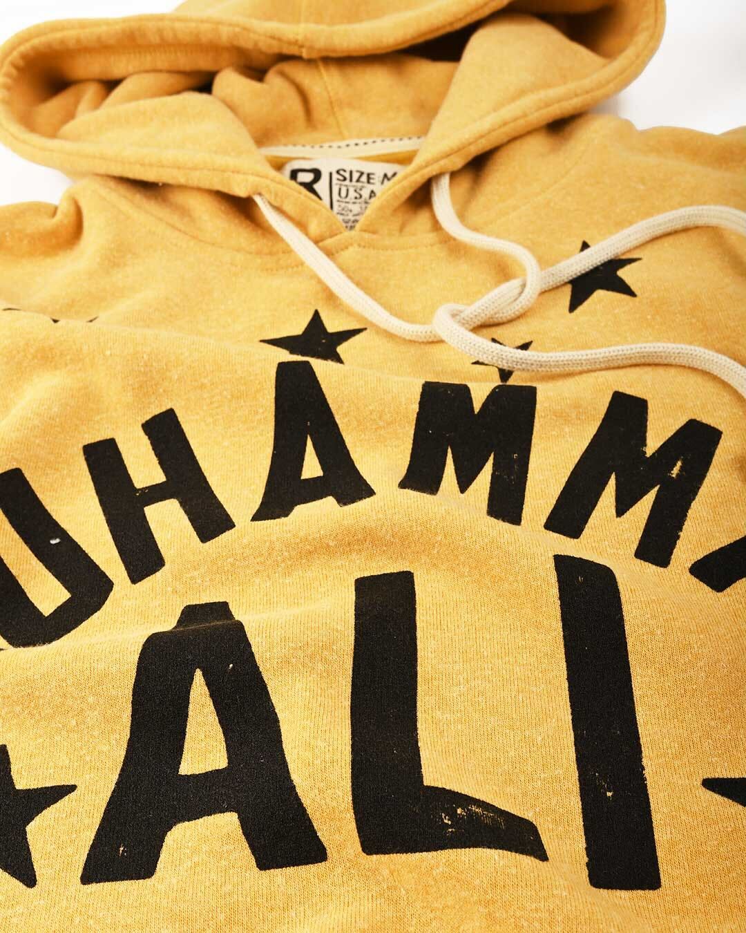 Ali Float Quote Yellow PO Hoody - Roots of Fight