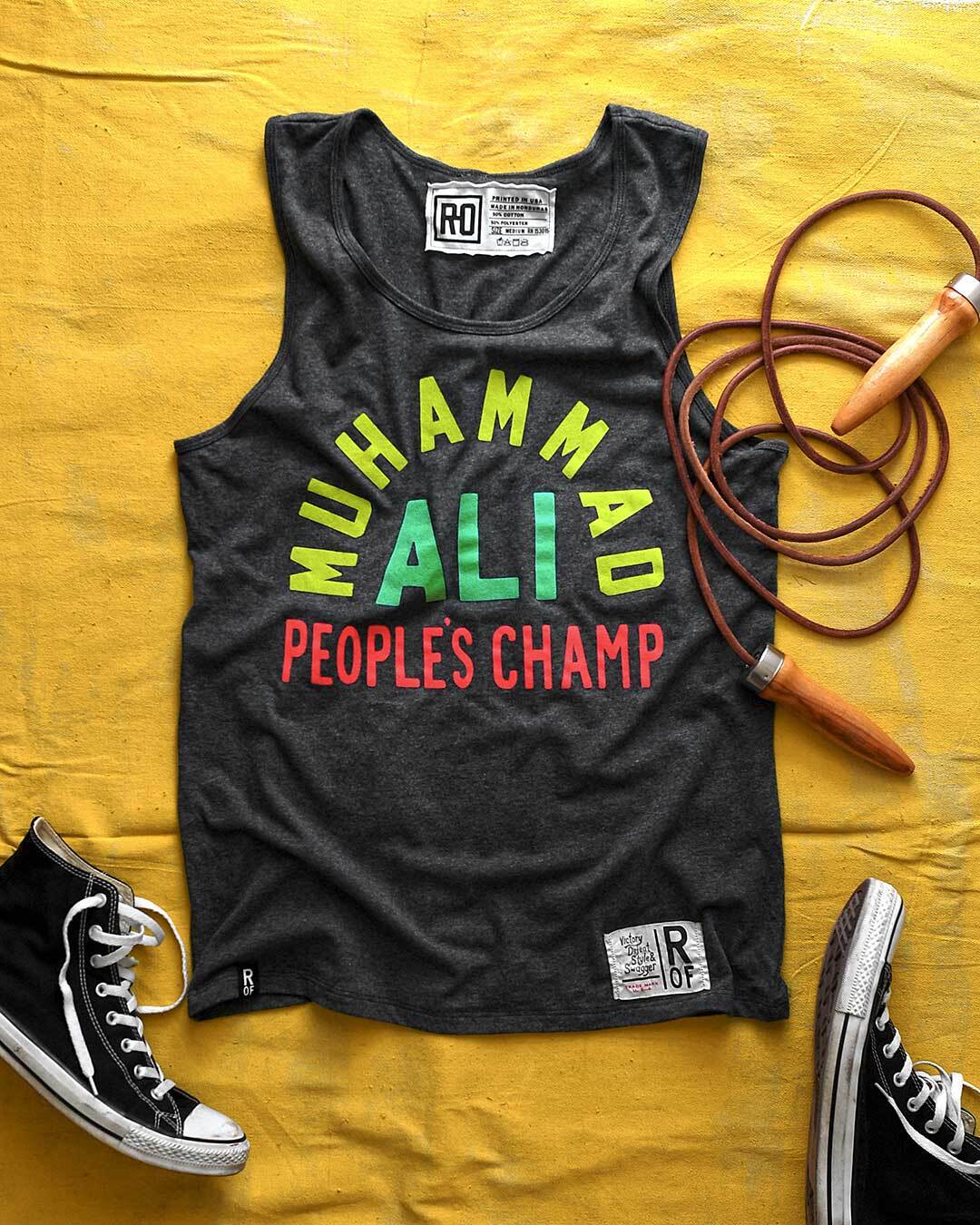 Ali People&#39;s Champ Black Tank - Roots of Fight