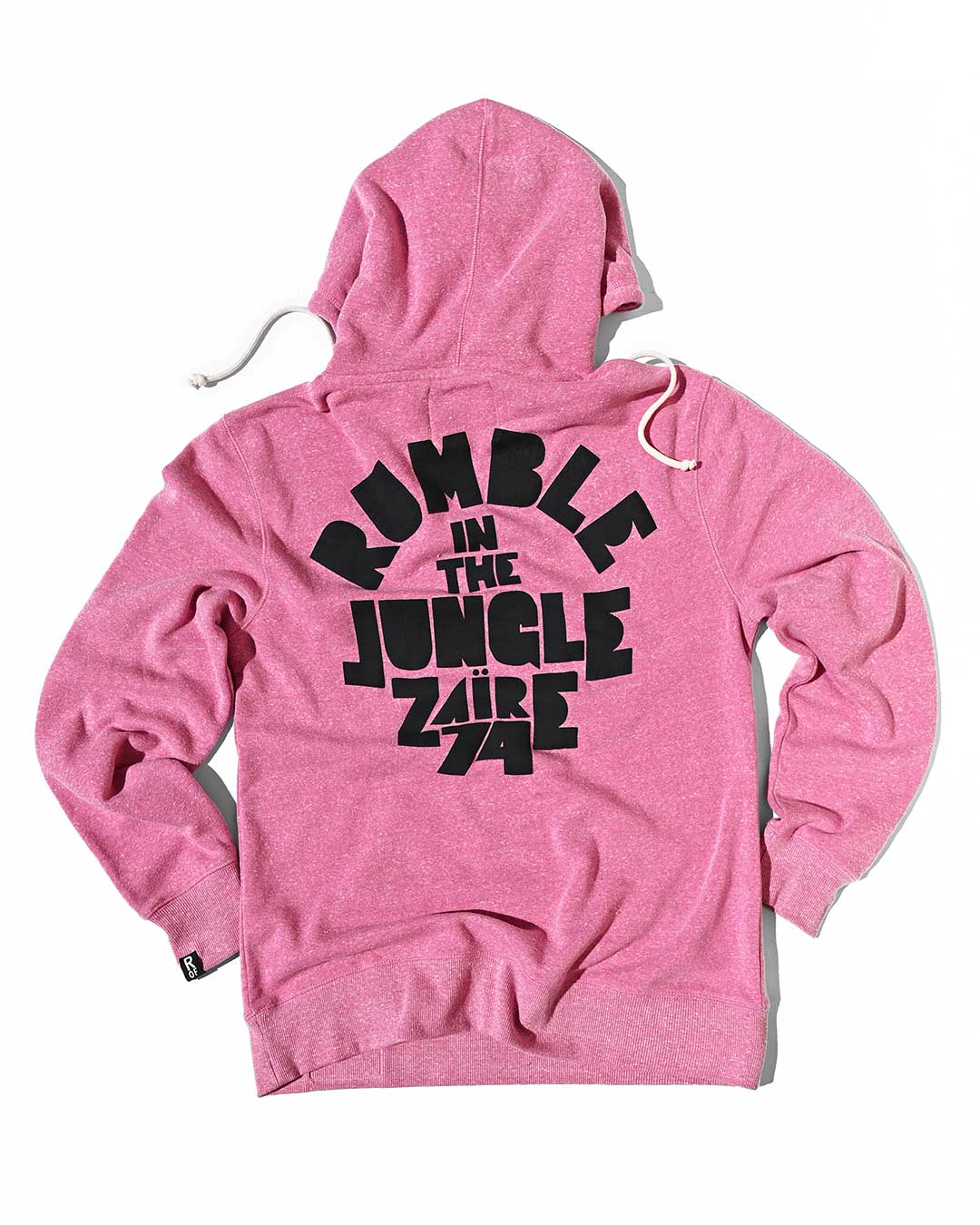 Ali Rumble in the Jungle Pink Hoody Roots of Fight