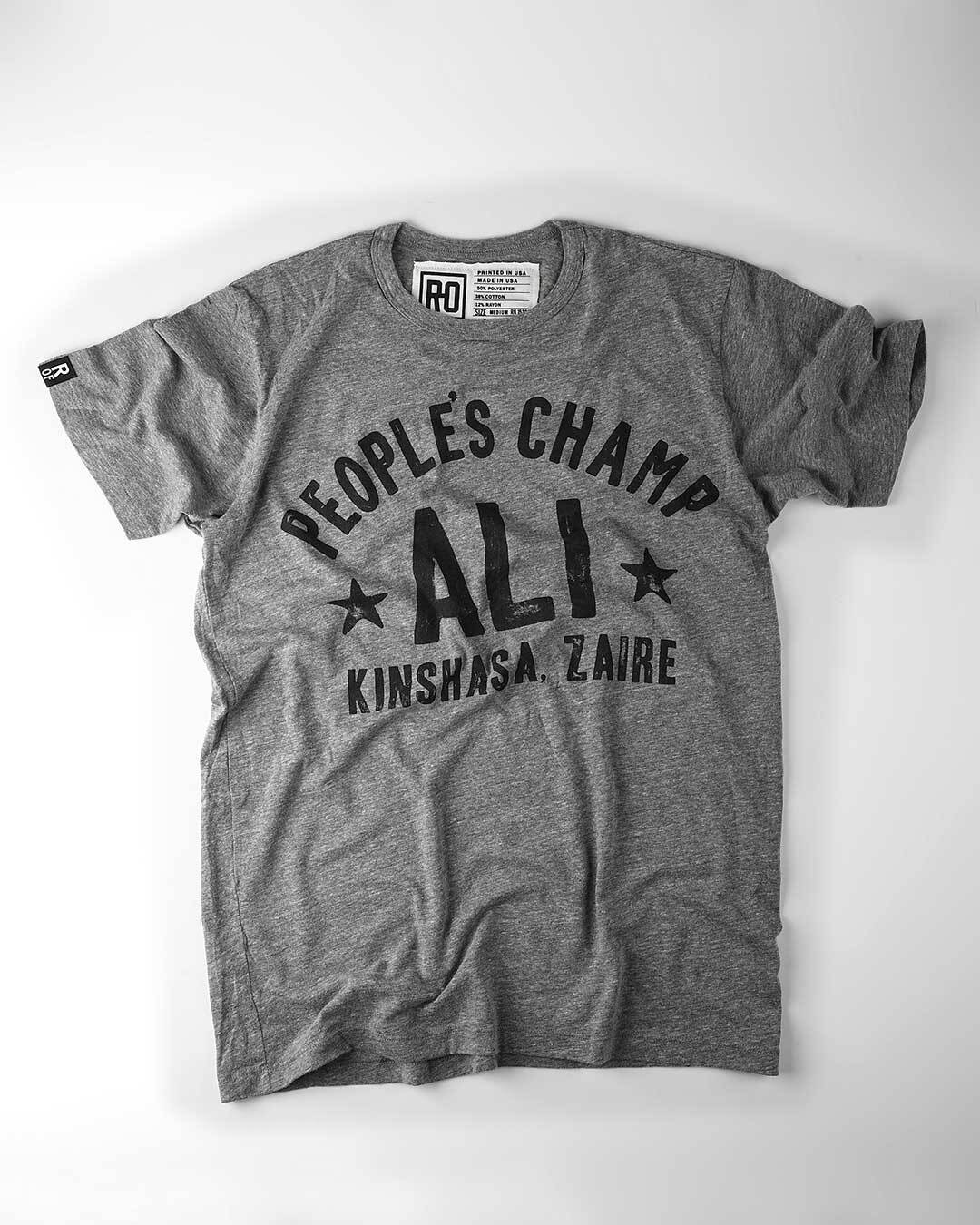 Ali Rumble Quote Tee - Roots of Fight Canada