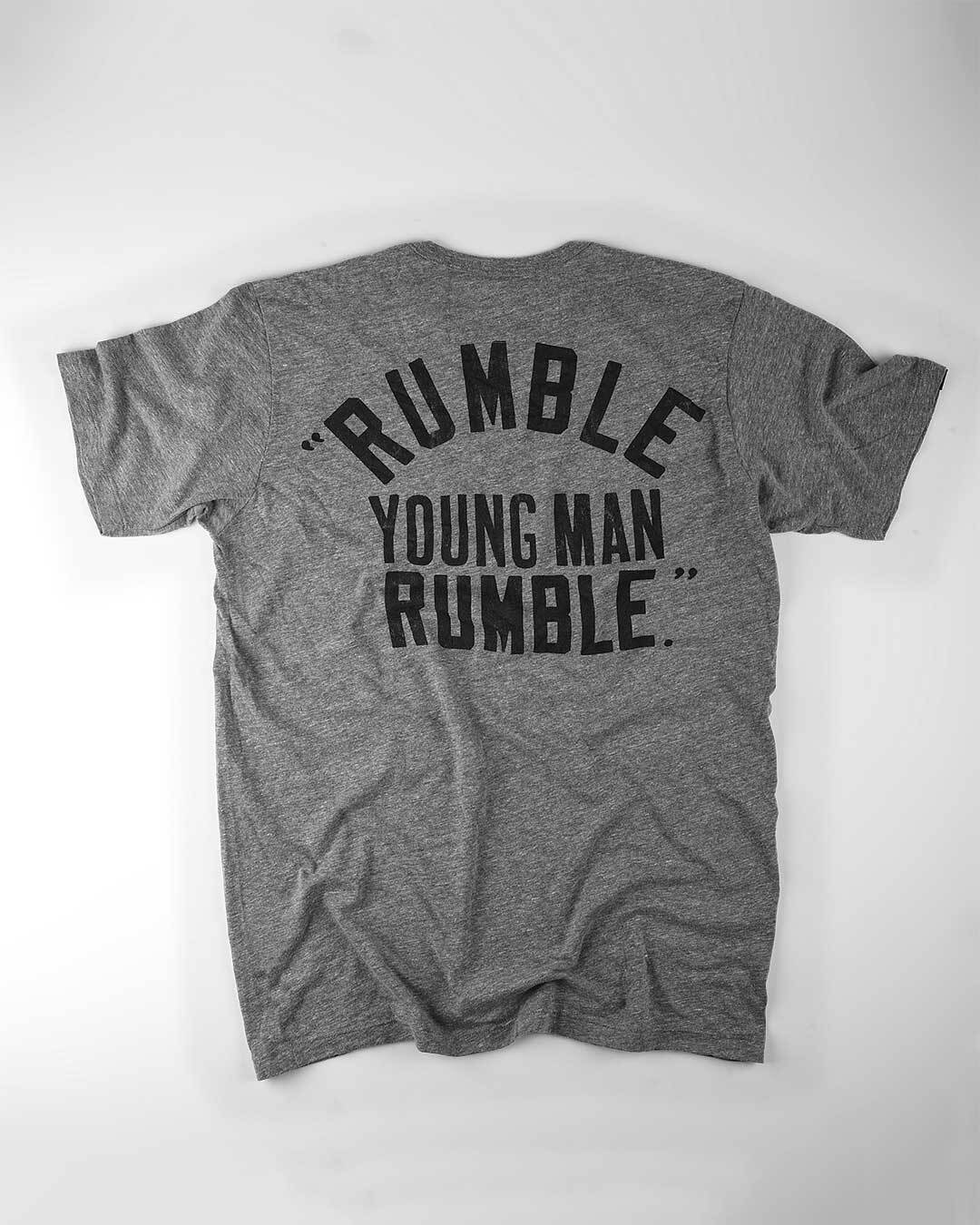 Ali Rumble Quote Tee - Roots of Fight Canada