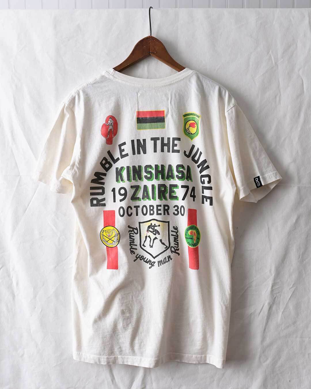 Ali Rumble 'The People's Champ' White Tee - Roots of Fight