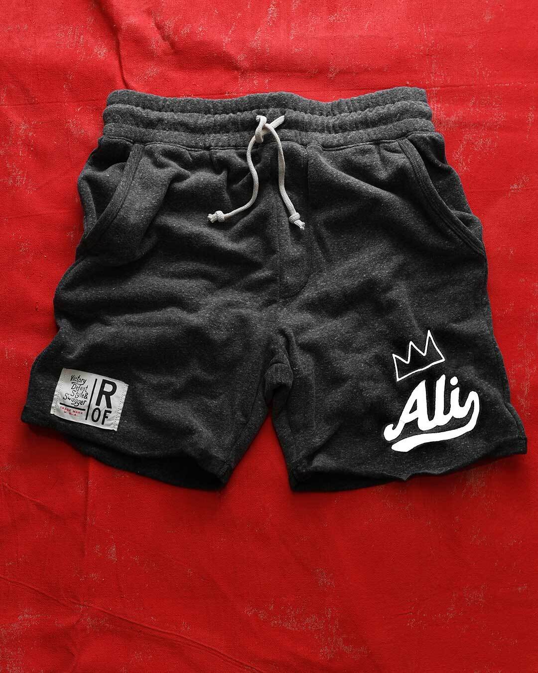 Ali Script Black Shorts - Roots of Fight