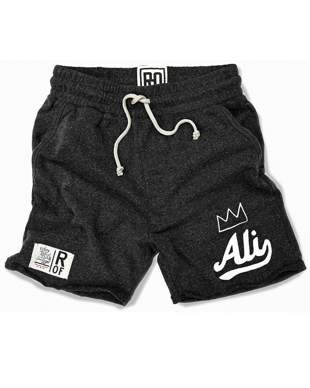 Ali Script Black Shorts - Roots of Fight
