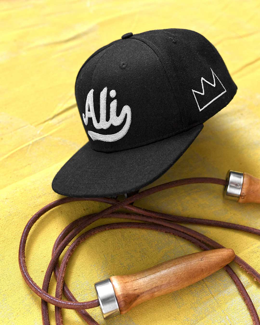 Ali Script Snapback Hat - Roots of Fight