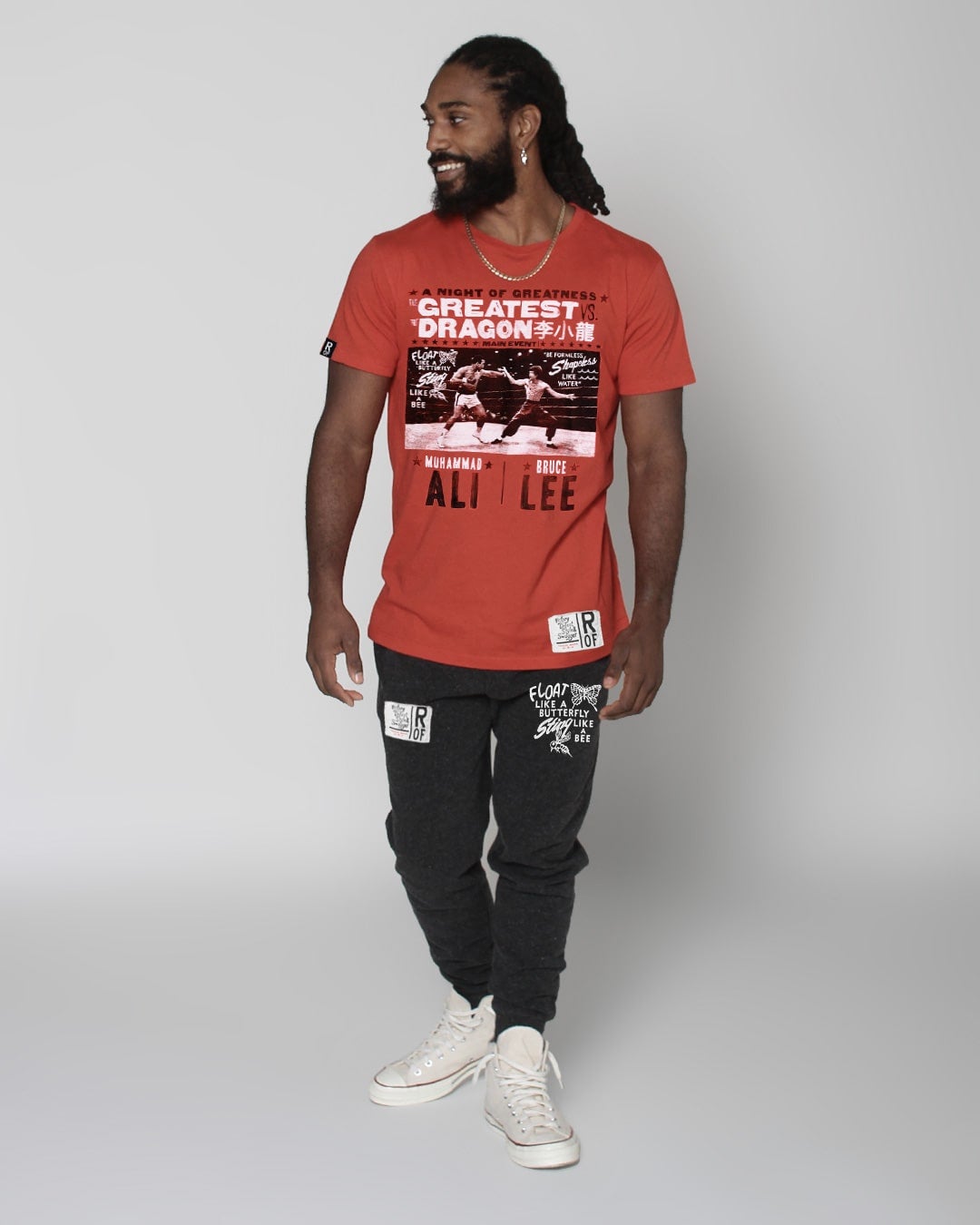 Ali vs Lee - Night of Greatness Red Tee - Roots of Fight