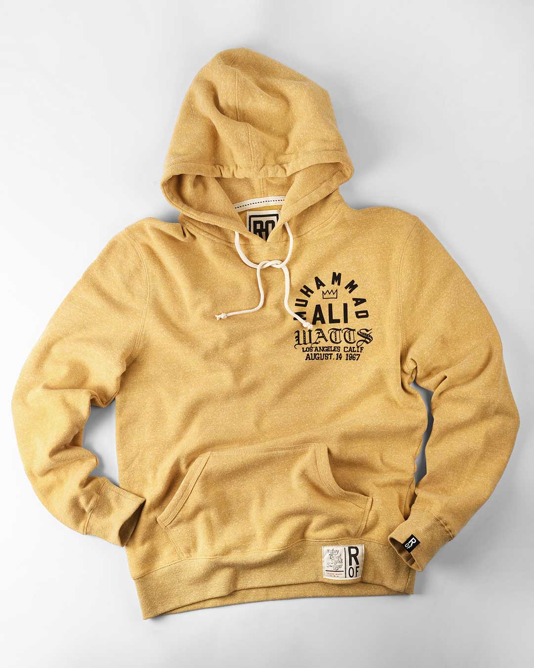 Ali Watts Yellow PO Hoody - Roots of Fight