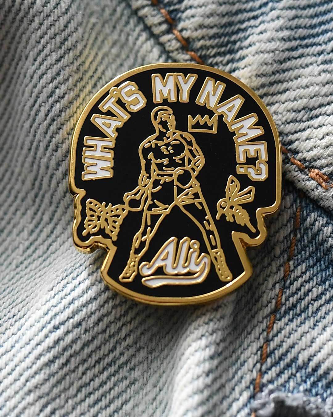 Ali &quot;What&#39;s My Name&quot; Pin - Roots of Fight