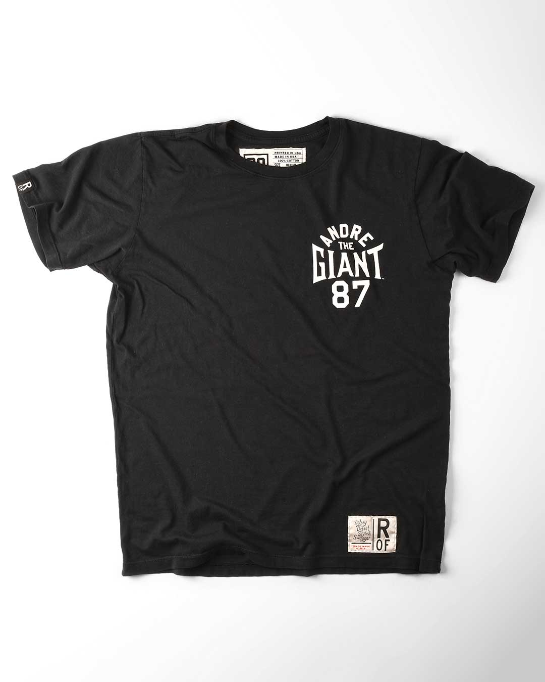 Andre the Giant &quot;Immovable Object&quot; Black Tee - Roots of Fight