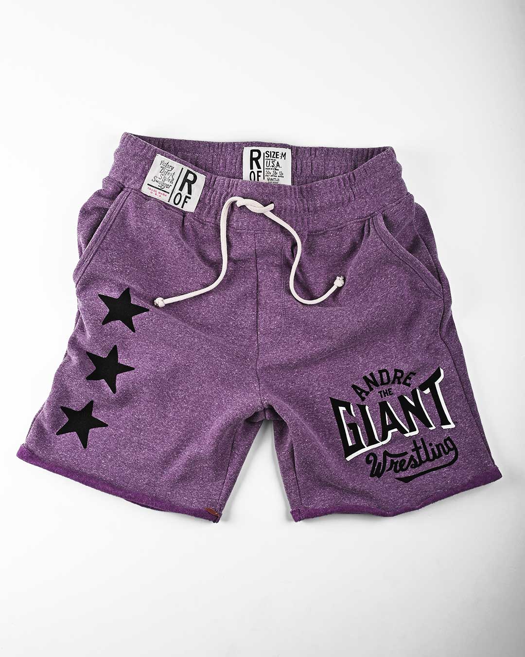 Andre the Giant Wrestling Purple Shorts - Roots of Fight