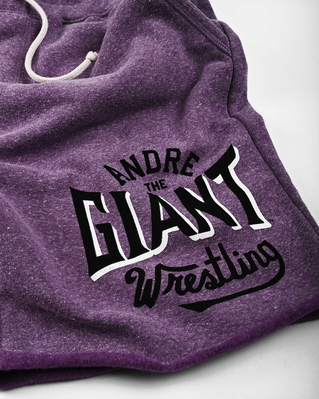 Andre the Giant Wrestling Purple Shorts - Roots of Fight