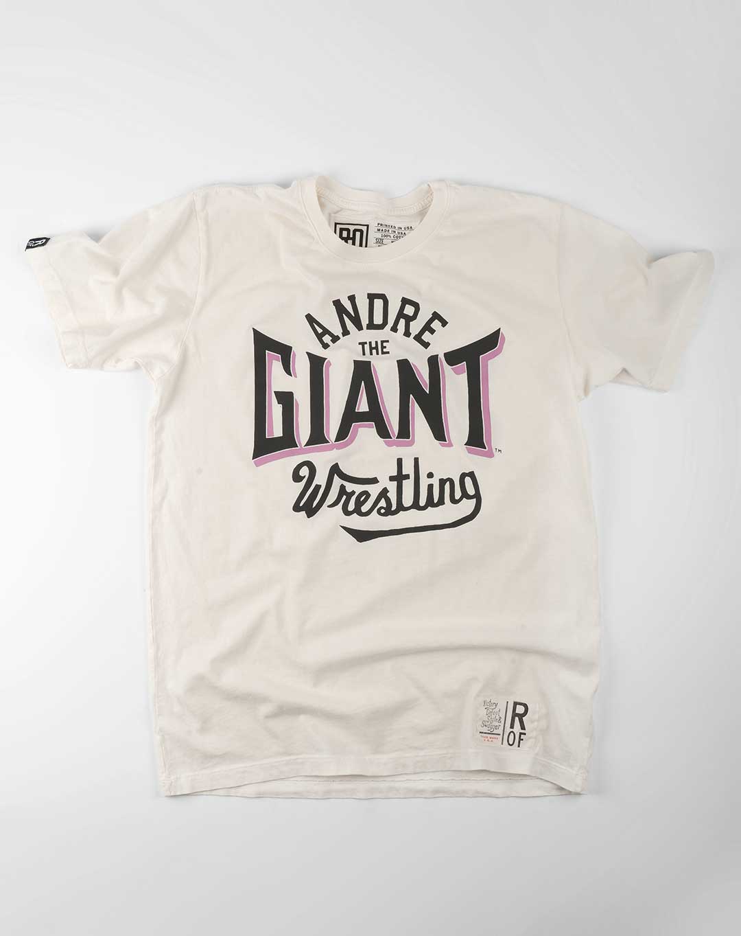Andre the Giant Wrestling White Tee - Roots of Fight