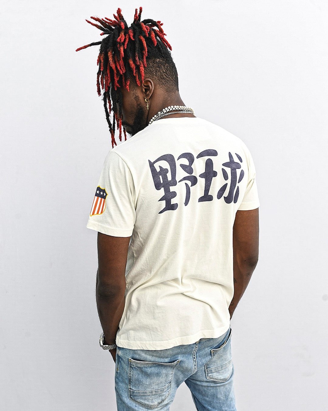 Babe Ruth Tokyo X NY Vintage White Tee - Roots of Fight