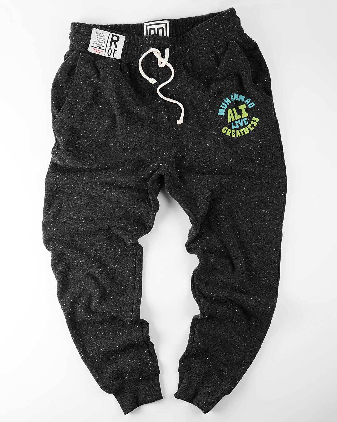 BHT - Ali &#39;Live Greatness&#39; Black Sweatpants - Roots of Fight Canada