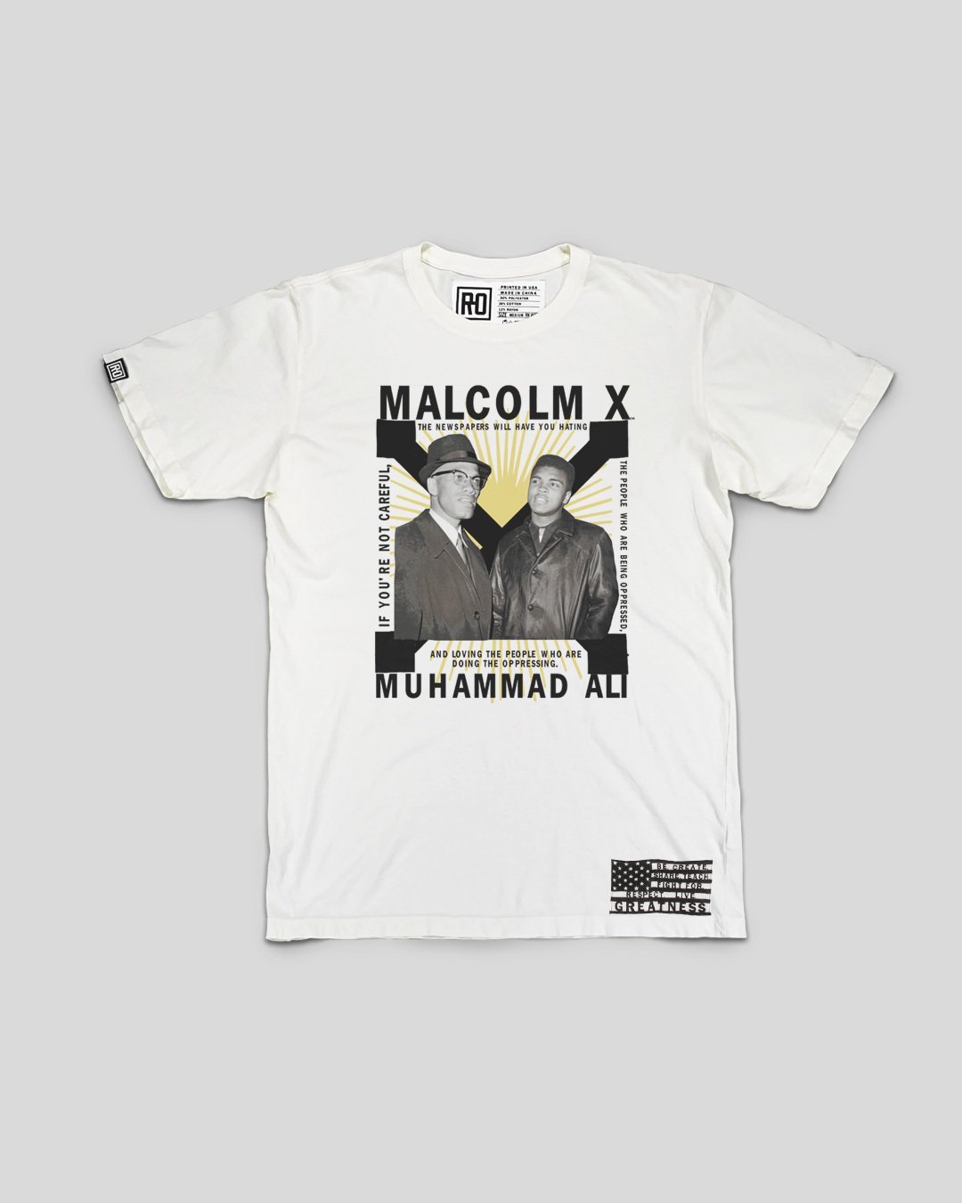BHT - Malcolm X &amp; Ali Tee - Roots of Inc dba Roots of Fight