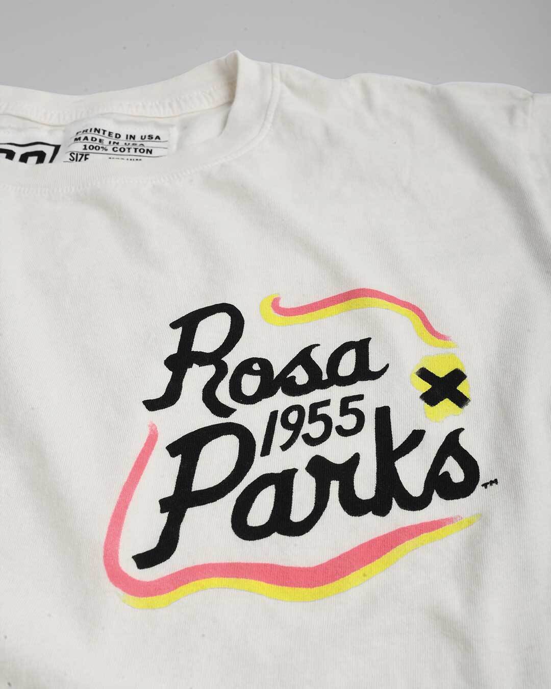 BHT - Rosa Parks 1955 White Tee - Roots of Fight