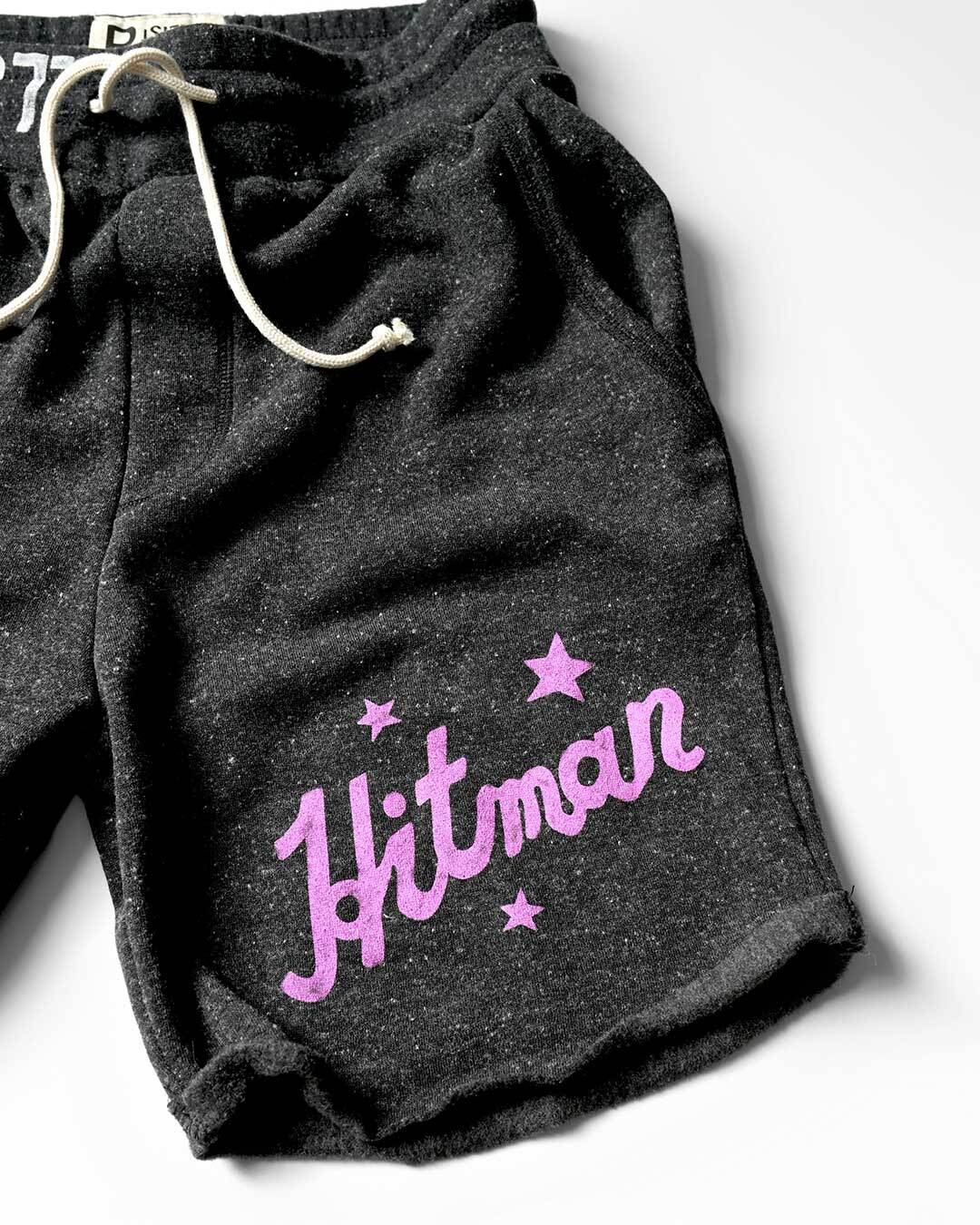 Bret Hart Hitman Black Shorts - Roots of Fight