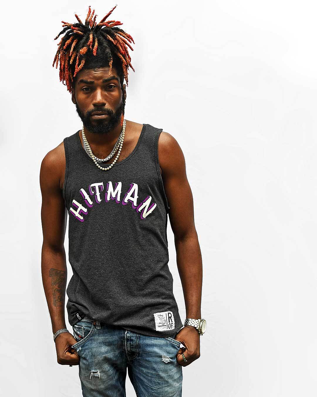 Bret Hart Hitman Black Tank - Roots of Fight