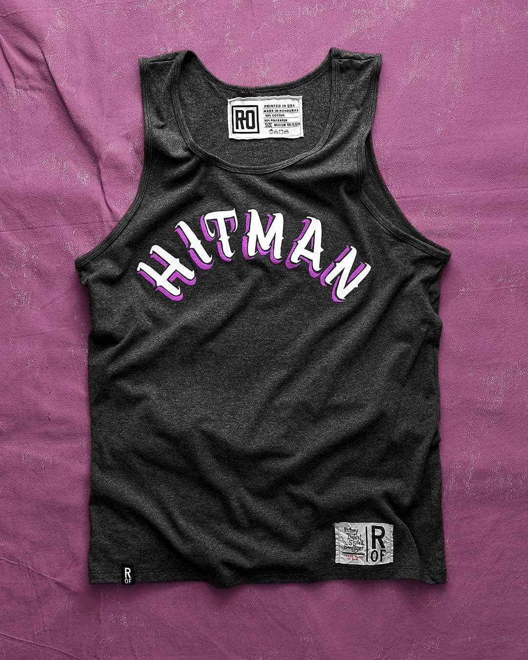 Bret Hart Hitman Black Tank - Roots of Fight