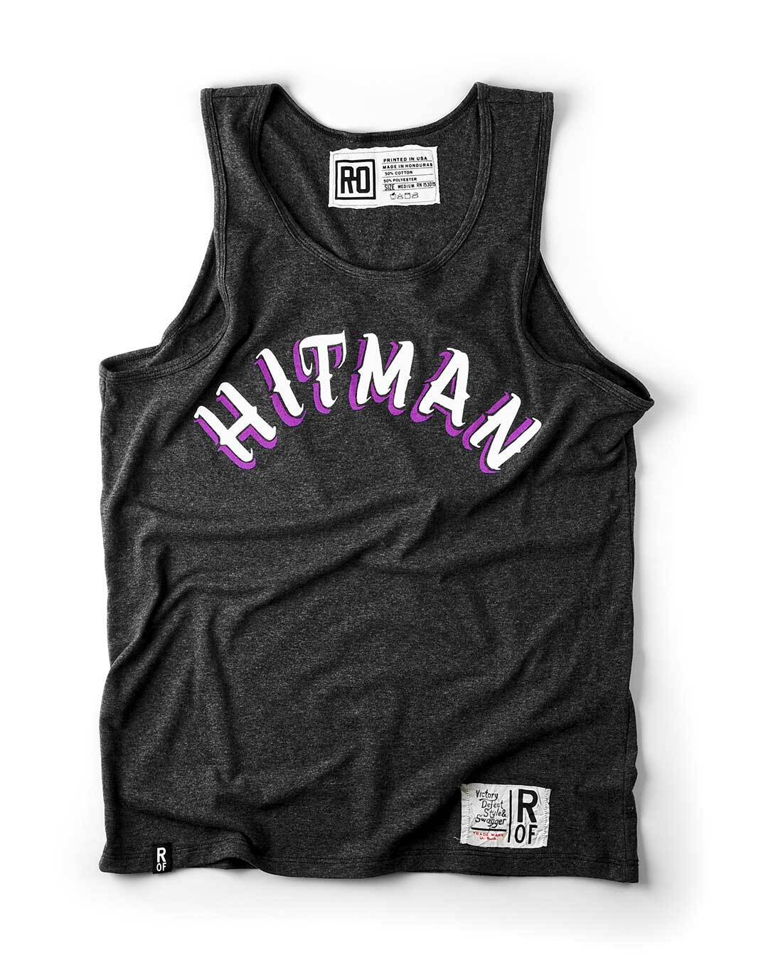 Bret Hart Hitman Black Tank - Roots of Fight