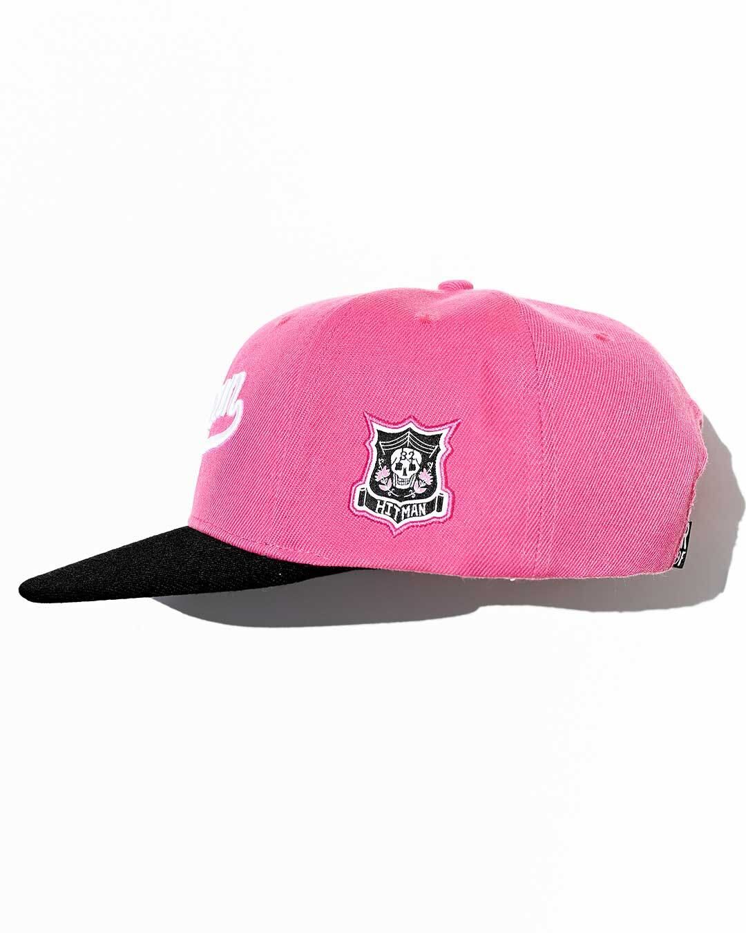 Bret Hart Hitman Pink Snapback Hat - Roots of Fight Canada