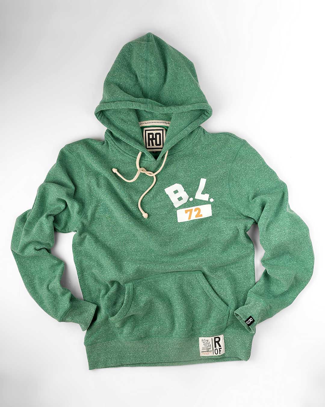 Bruce Lee 1972 Green PO Hoody - Roots of Fight