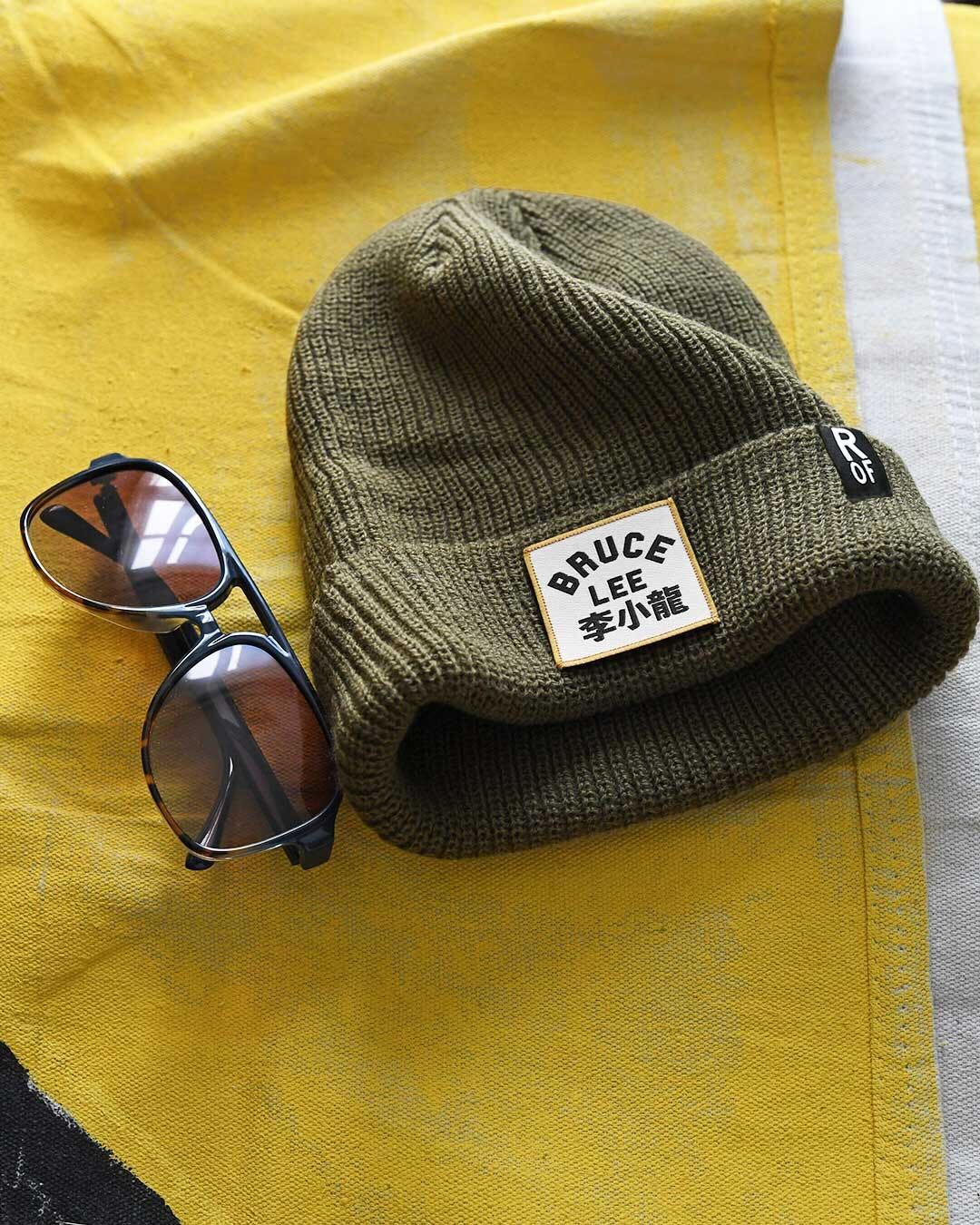 Bruce Lee Classic Olive Beanie - Roots of Fight