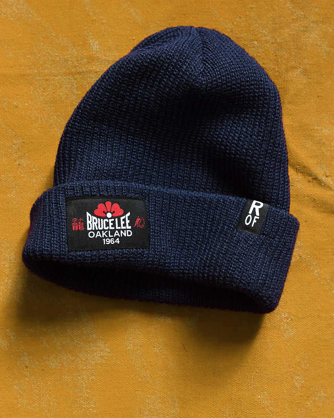 Bruce Lee Oakland 1964 Navy Beanie - Roots of Fight