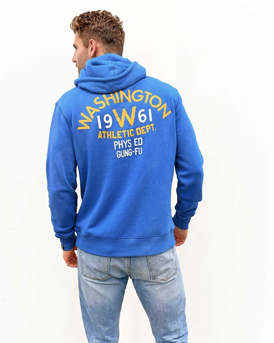 Bruce Lee Seattle &#39;61 Blue PO Hoody - Roots of Fight Canada