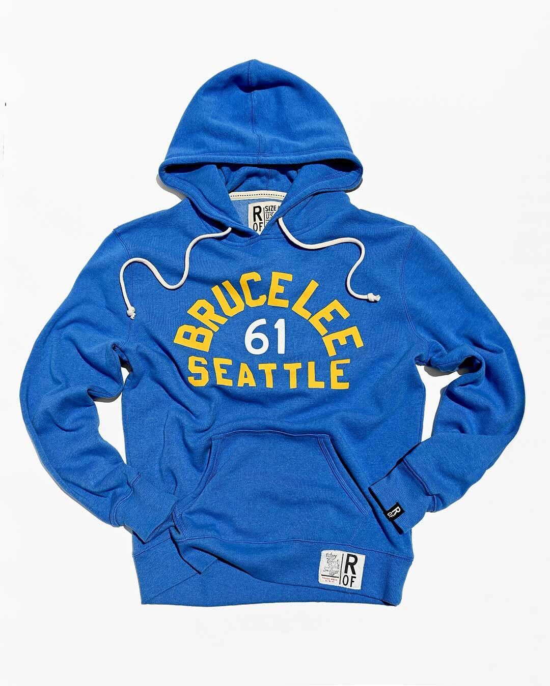 Bruce Lee Seattle &#39;61 Blue PO Hoody - Roots of Fight Canada