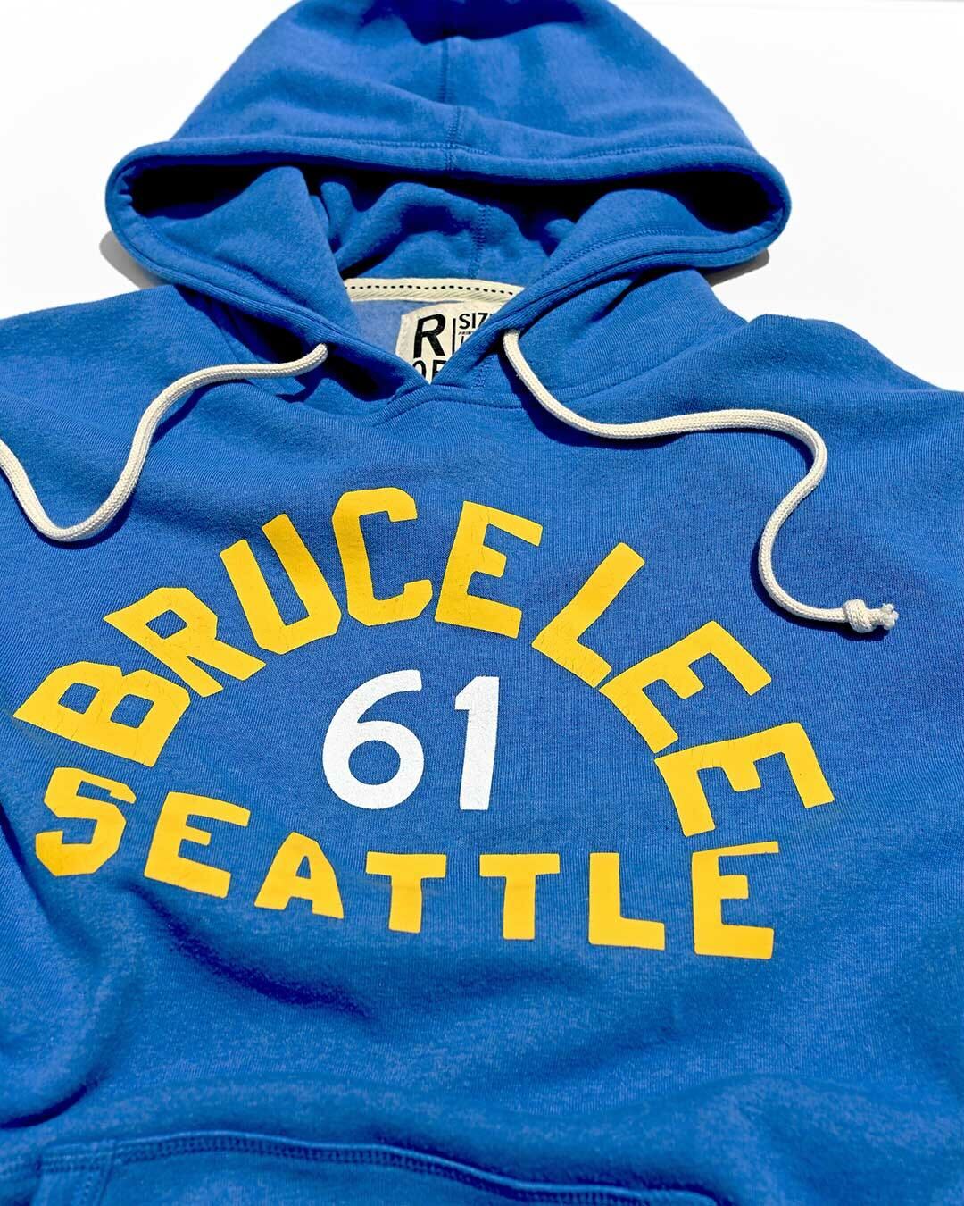 Bruce Lee Seattle &#39;61 Blue PO Hoody - Roots of Fight Canada