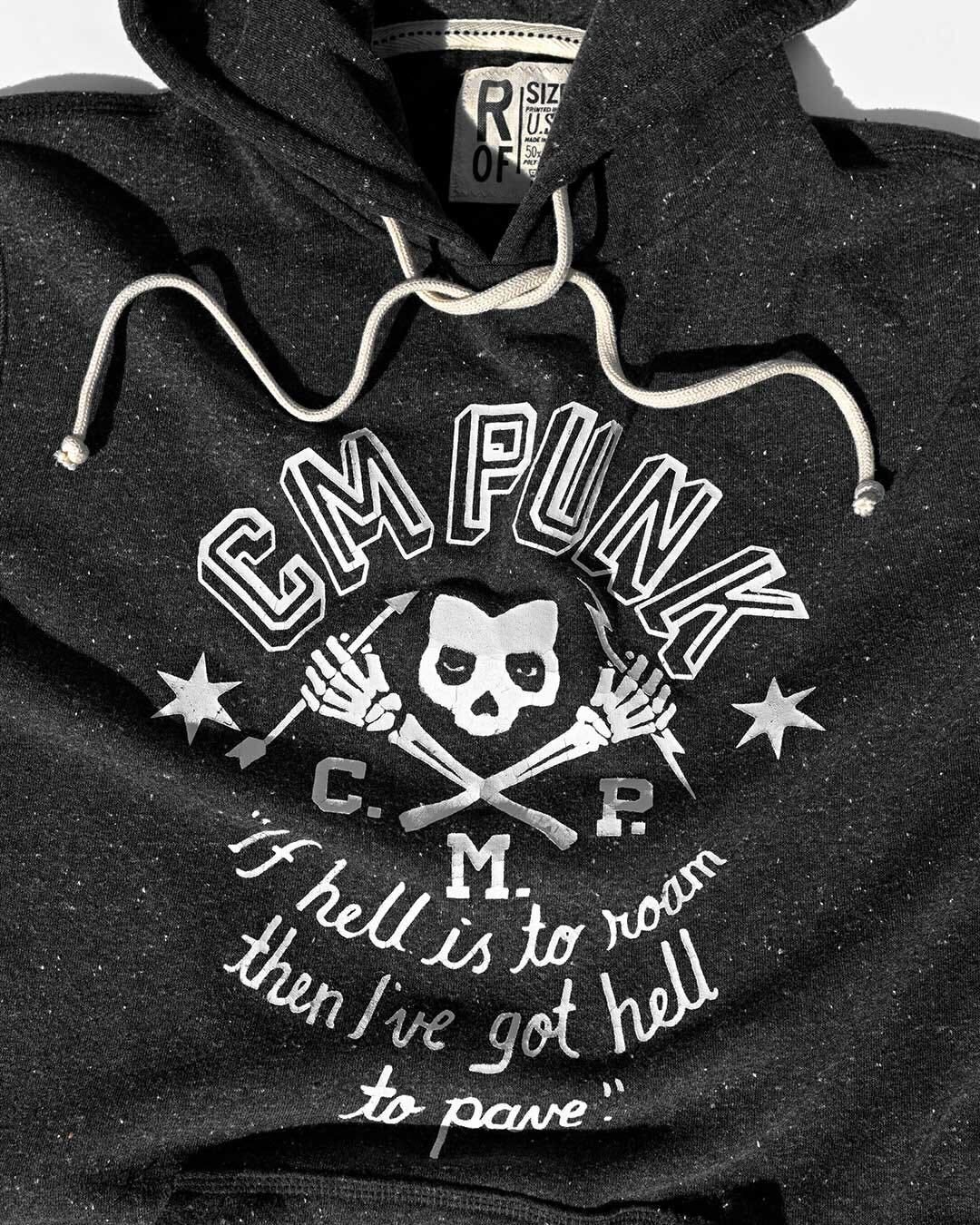 CM Punk Black PO Hoody - Roots of Fight