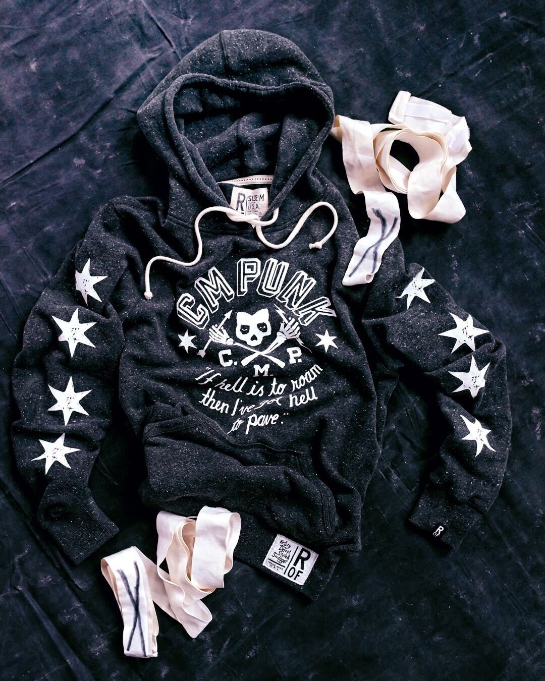 CM Punk Black PO Hoody - Roots of Fight