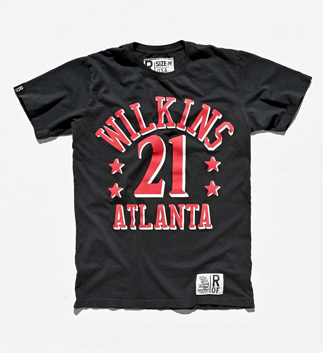 Dominique Wilkins ATL Black Tee - Roots of Fight