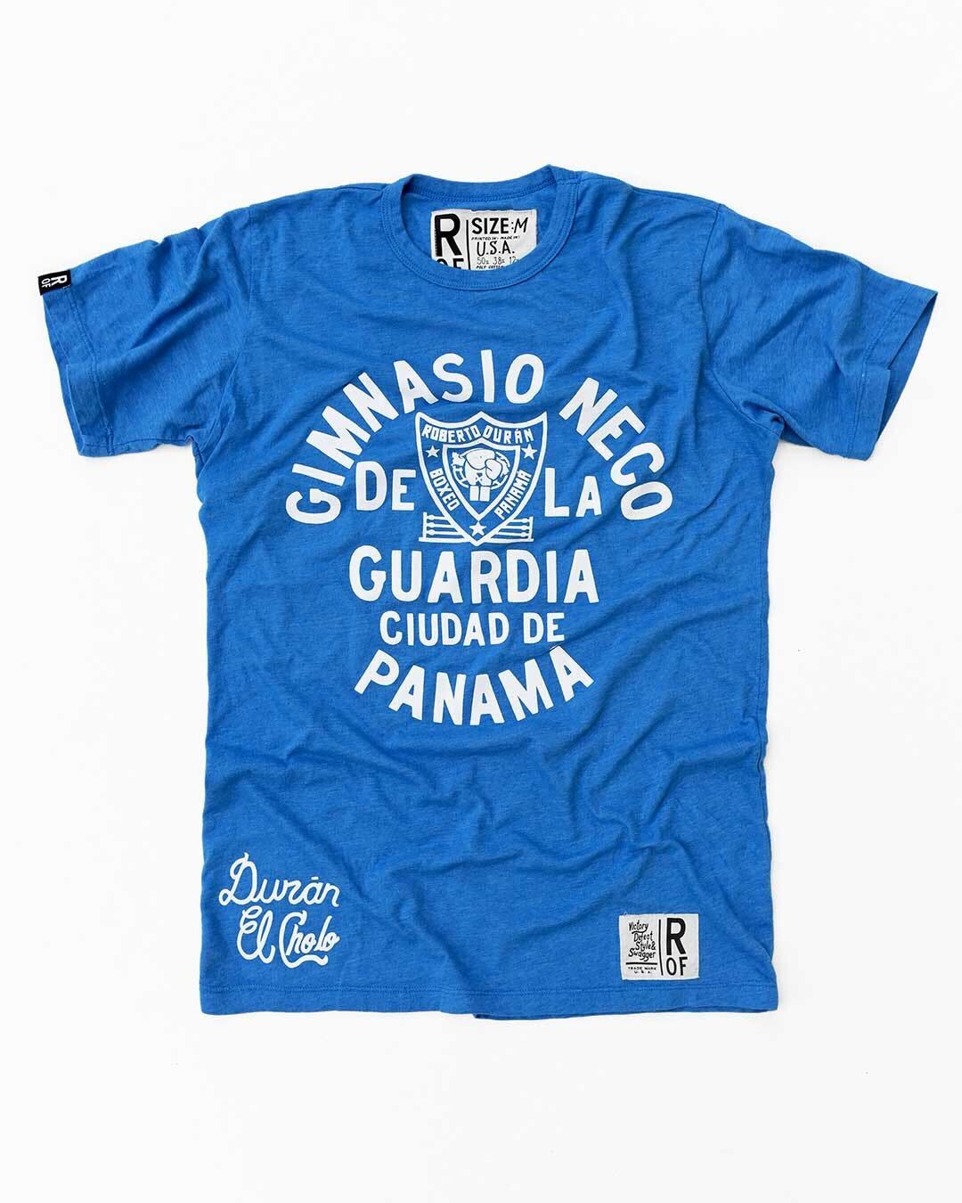 Duran Gimnasio Neco De La Guardia Blue Tee - Roots of Fight