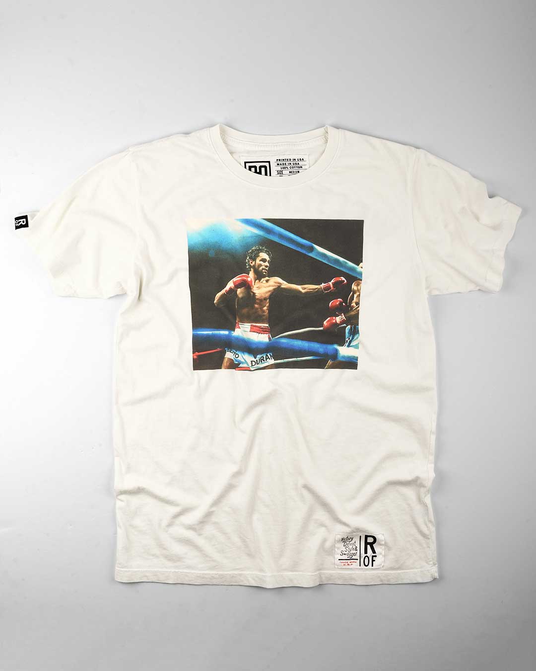 Duran Welterweight Champ Photo Tee - Roots of Fight