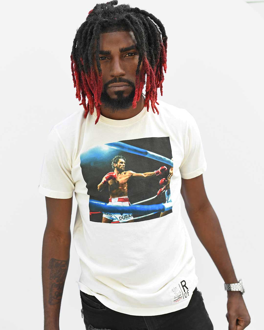Duran Welterweight Champ Photo Tee - Roots of Fight