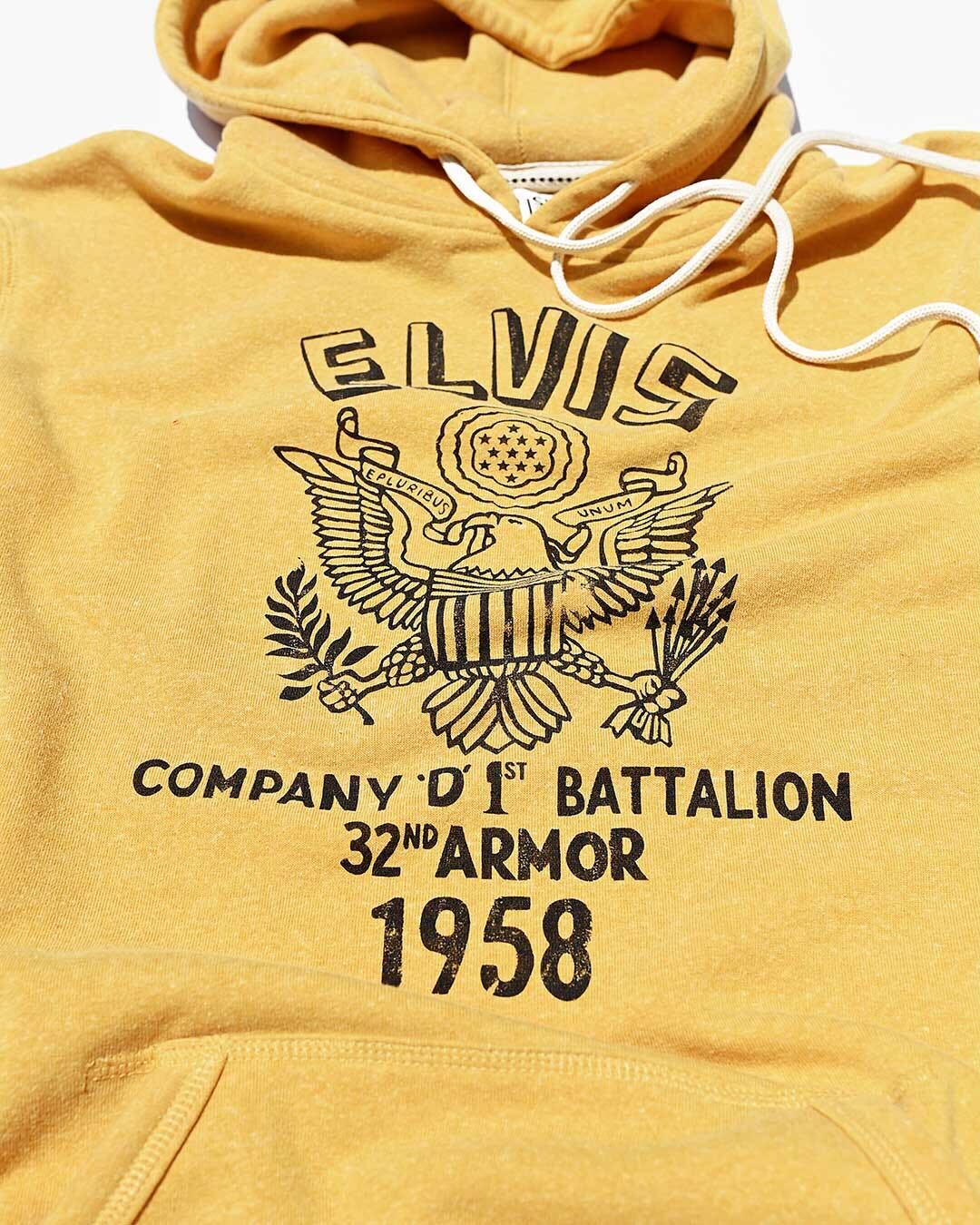 Elvis 1958 Military Gold Hoody - Roots of Fight Canada