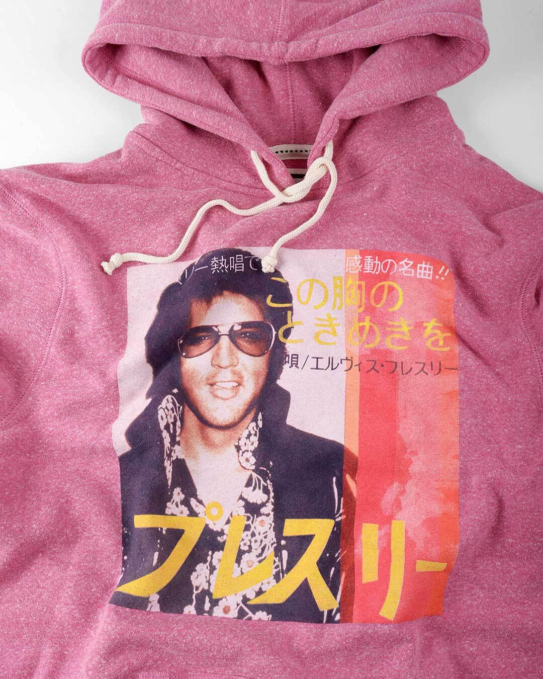 Elvis Photo Pink Pullover Hoody - Roots of Fight