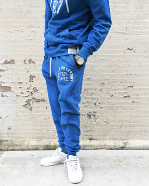 Buy YoungLA French Terry Cotton Sweatpants Jogger Pants 2-tone Royal Blue  Large Online at desertcartSeychelles