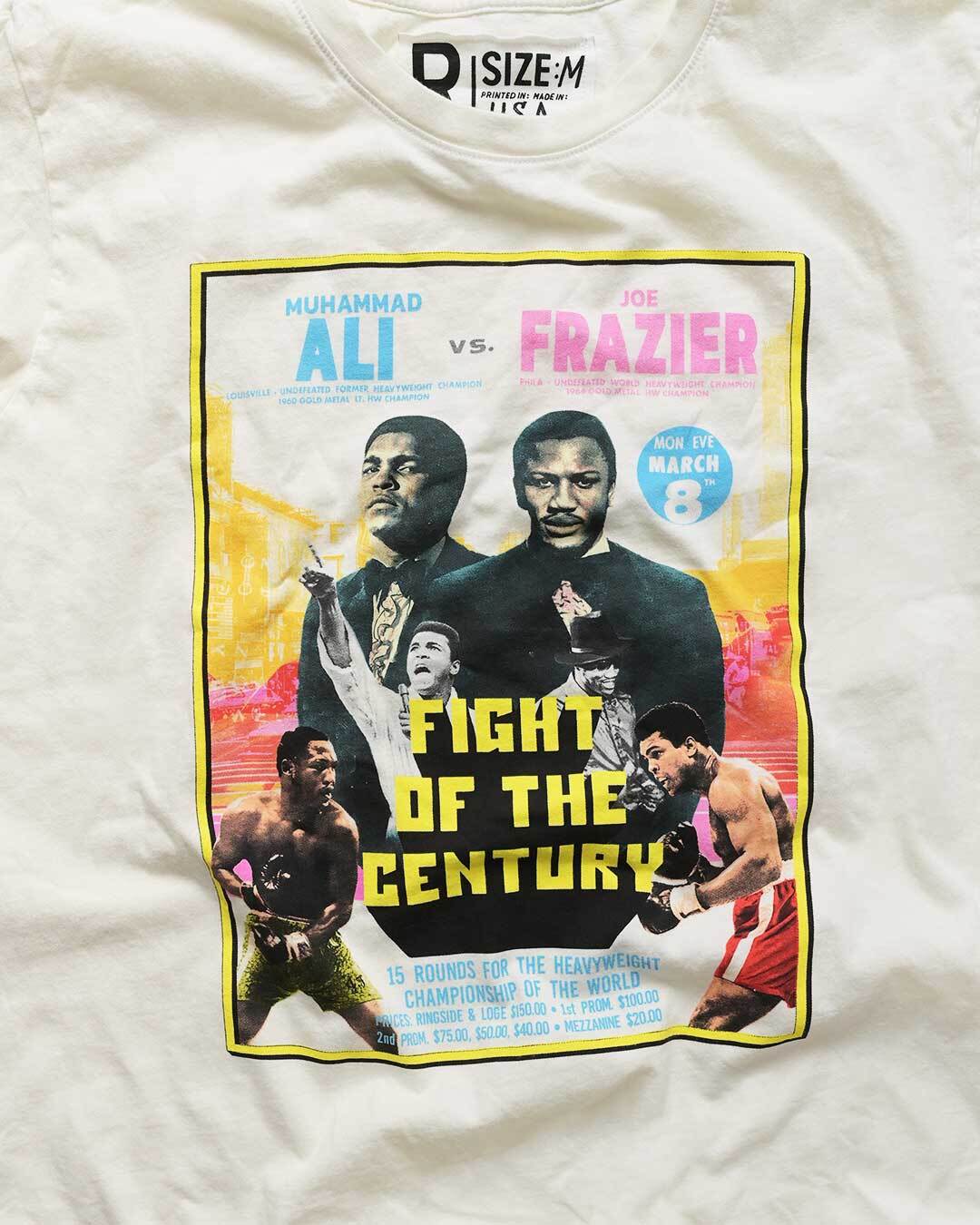 FOTC - Ali/Frazier White Photo Tee - Roots of Fight