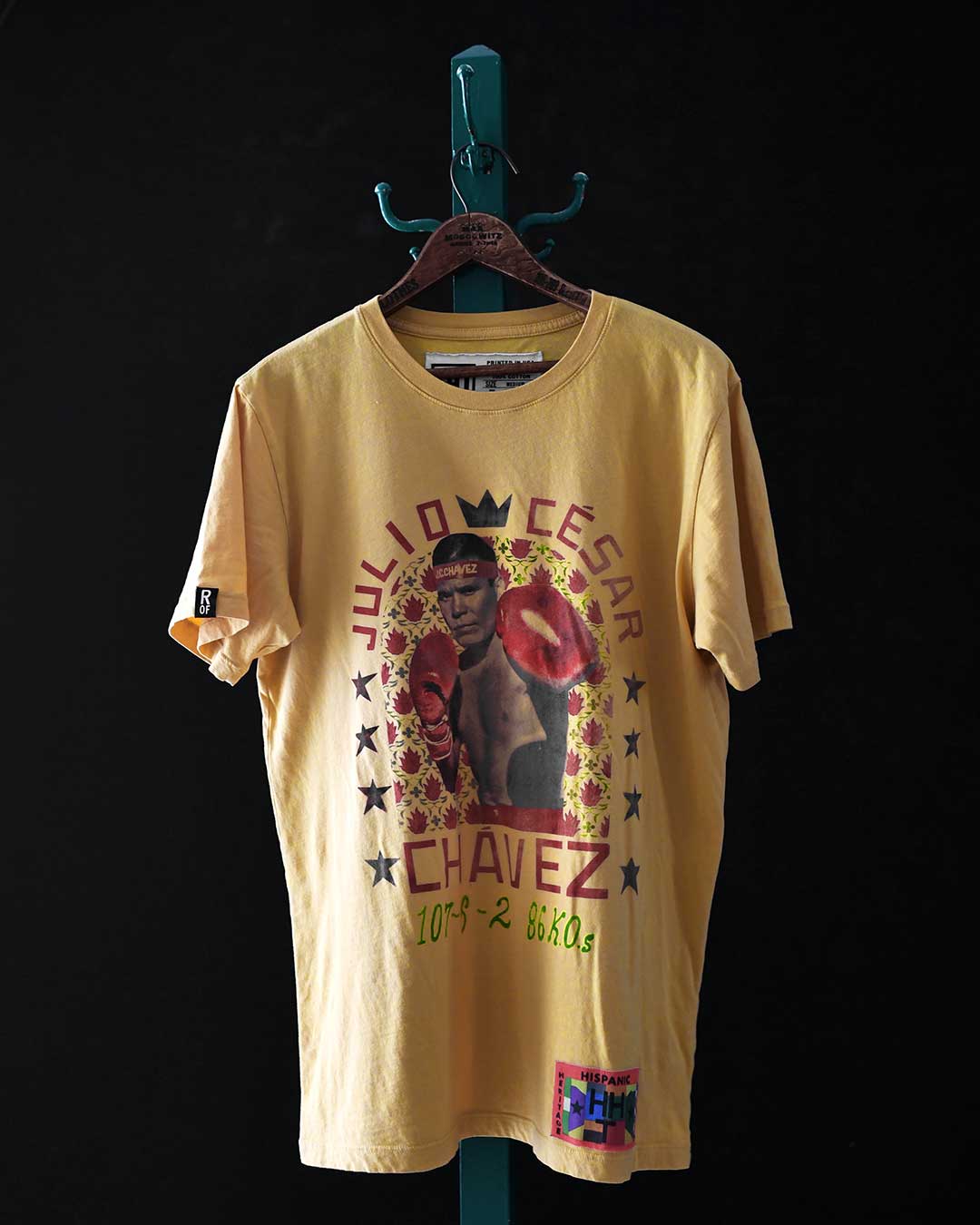 HHT - Chavez Stats Yellow Tee - Roots of Fight