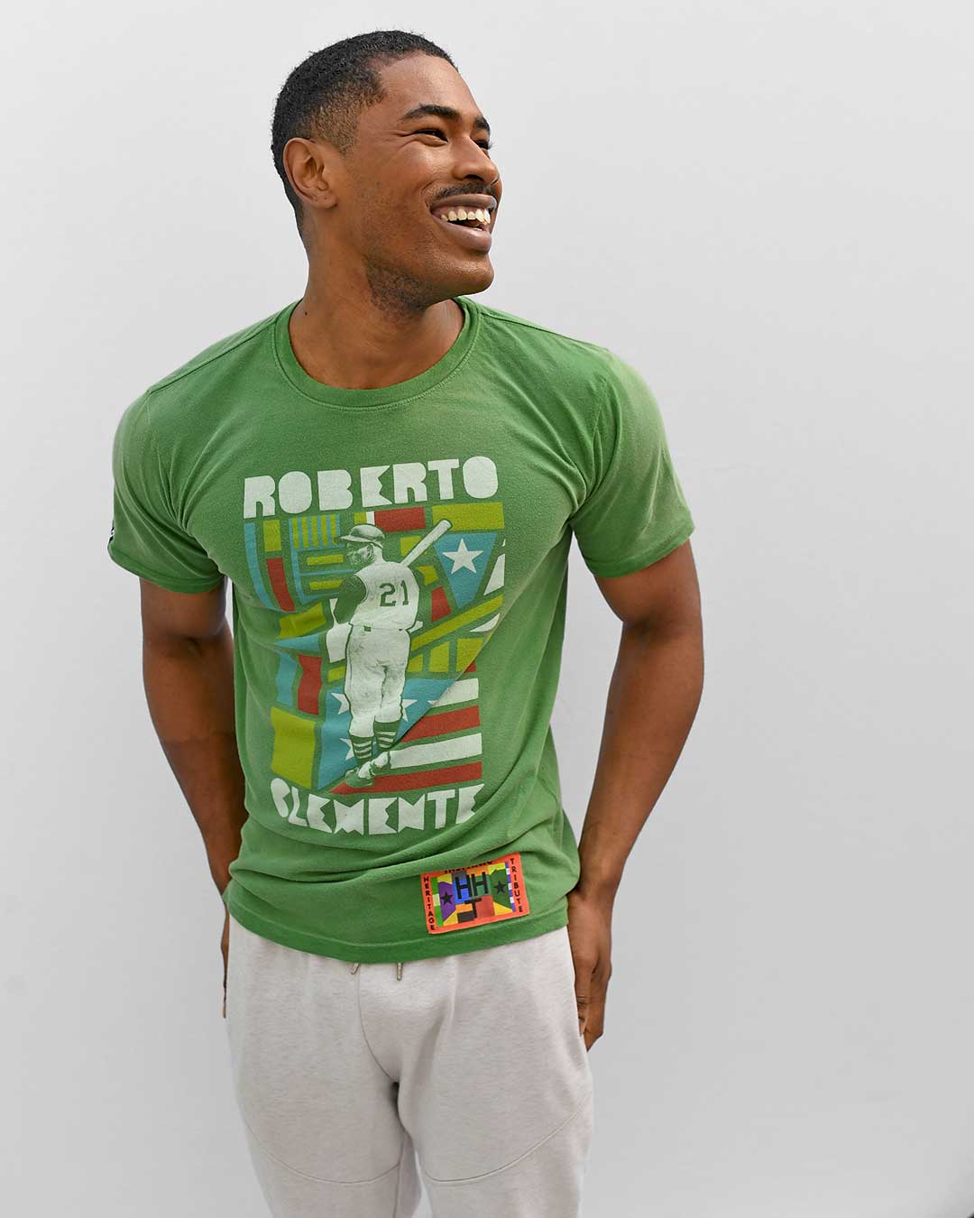 HHT - Clemente Heritage Green Tee XL / Sun Faded Green