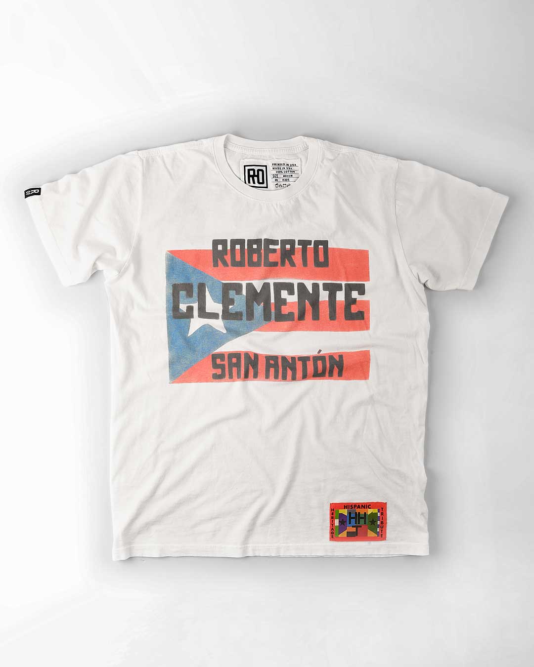 HHT - Clemente San Anton Vintage White Tee - Roots of Fight