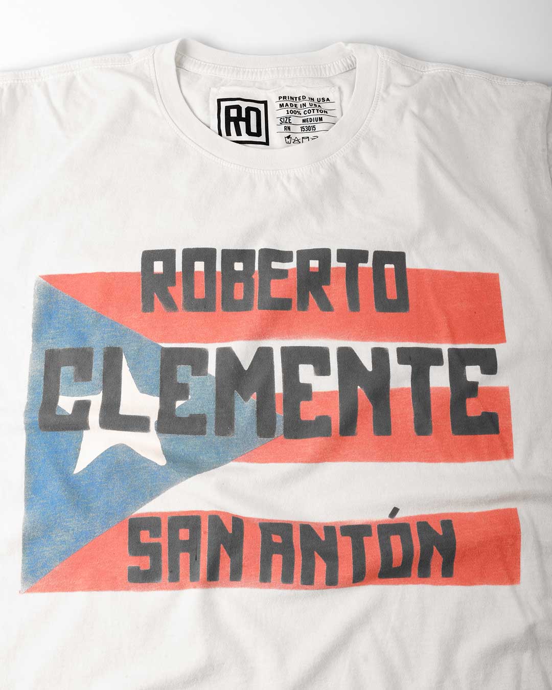 HHT - Clemente San Anton Vintage White Tee - Roots of Fight