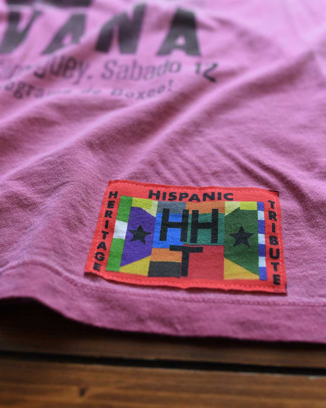 HHT - Kid Chocolate Photo Pink Tee - Roots of Fight