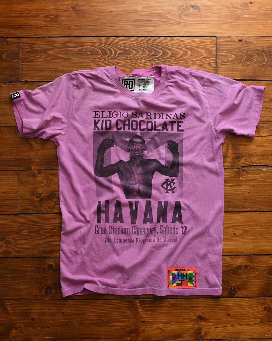 HHT - Kid Chocolate Photo Pink Tee - Roots of Fight