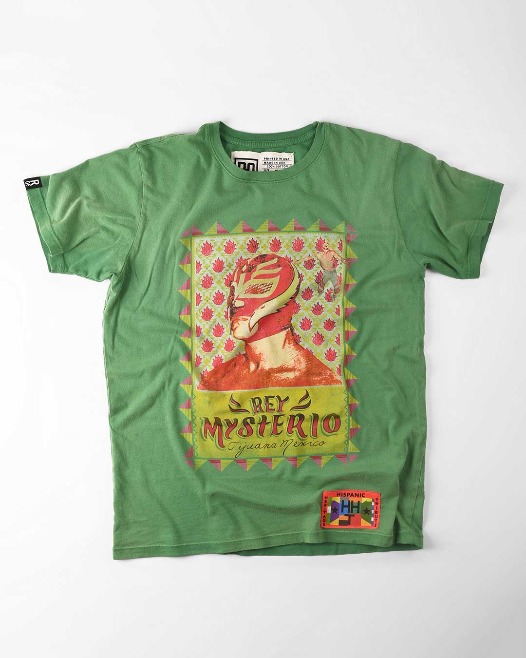 HHT - Rey Mysterio Green Tee - Roots of Fight