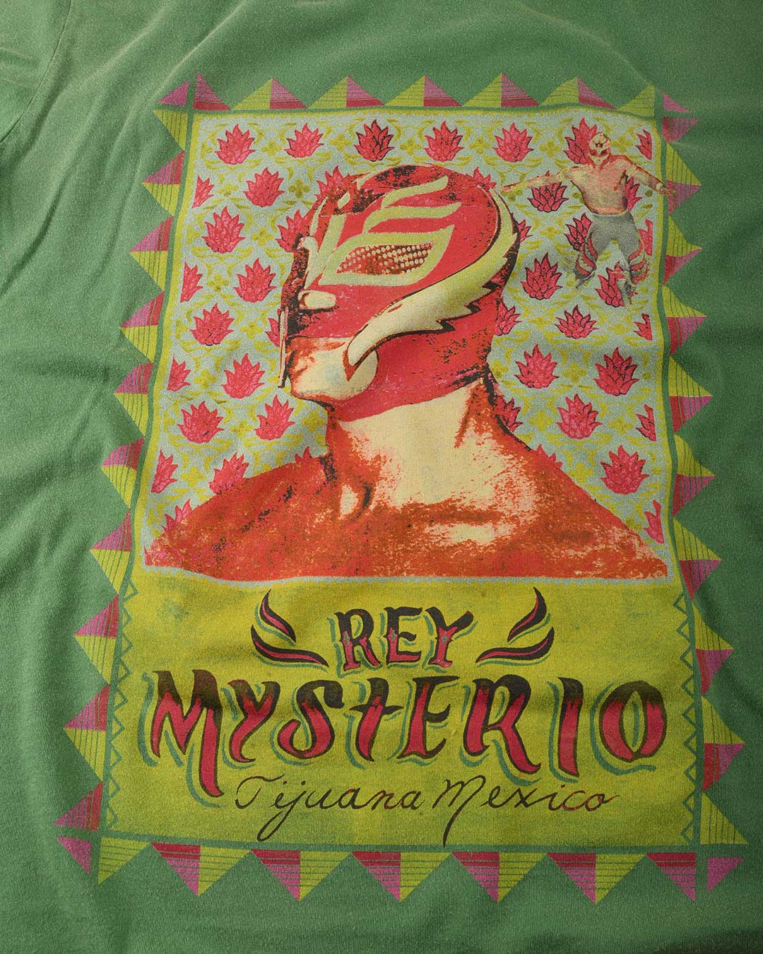 HHT - Rey Mysterio Green Tee - Roots of Fight