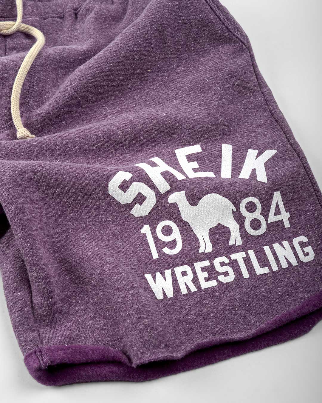 Iron Sheik 1984 Purple Shorts - Roots of Fight